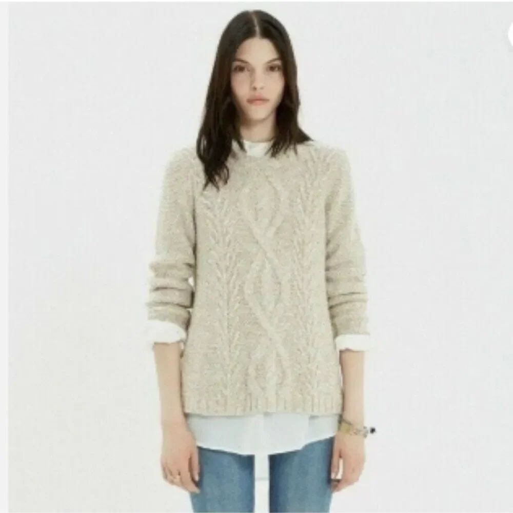 EUC Madewell Firelight Marled Pullover Sweater in M